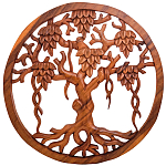 Панно из дерева Wood Panel With Trees варинант исполнения - 1 | Loft Concept в Новосибирске