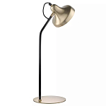 Настольная лампа с плафоном в форме купола в сочетании черного и золотистого цвета Minimalist Execution варинант исполнения - 3 | Loft Concept в Новосибирске