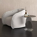 Дизайнерский журнальный стол с основанием из круглых элементов Lirod варинант исполнения - 2 | Loft Concept в Новосибирске