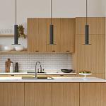 Подвесной светильник светодиодный черный Light Durability варинант исполнения - 1 | Loft Concept в Новосибирске