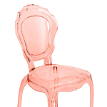 Прозрачный стул розовый LOUIS GHOST CHAIR Pink варинант исполнения - 4 | Loft Concept в Новосибирске