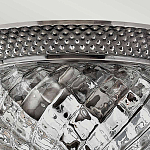 Потолочный светильник с чашеобразным плафоном из толстого волнообразного стекла и широким узорчатым основанием Hinkley варинант исполнения - 8 | Loft Concept в Новосибирске