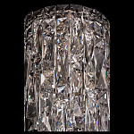 Бра с каскадом из прозрачного хрусталя и корпусом из металла цвета хром Constant Sparks варинант исполнения - 1 | Loft Concept в Новосибирске