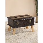 Пуф Leather Chest варинант исполнения - 5 | Loft Concept в Новосибирске