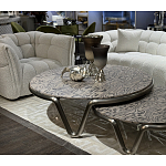 Стол журнальный круглый с узором Table Hypontic Pattern варинант исполнения - 6 | Loft Concept в Новосибирске