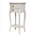 Белая тумба на фигурных ножках Shelby варинант исполнения - 2 | Loft Concept в Новосибирске