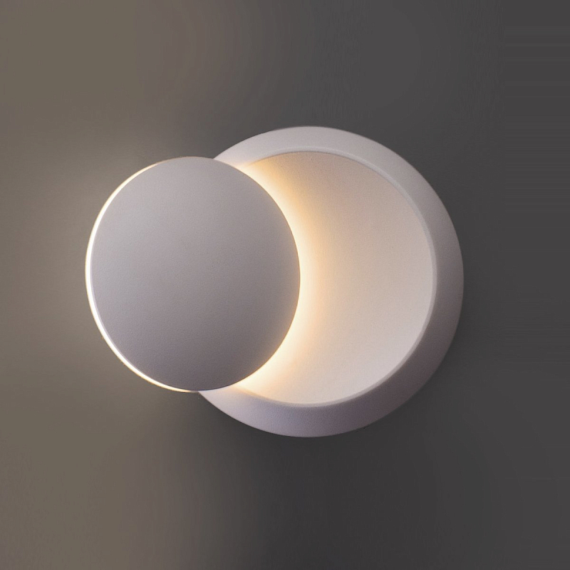 Бра Light Point Luna Wall Lamp White Белый в Новосибирске | Loft Concept 