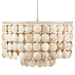 Люстра с каскадом из круглых декоративных элементов Texture Discs варинант исполнения - 3 | Loft Concept в Новосибирске