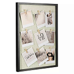 Рамка для фото с подсветкой c деревянными прищепками в комплекте Photo Backlight варинант исполнения - 1 | Loft Concept в Новосибирске