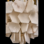 Люстра с фигурными подвесками из натурального камня Glowing Spheres варинант исполнения - 5 | Loft Concept в Новосибирске