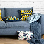 Чехол на подушку с двусторонним принтом и кисточками Ophelia Grove варинант исполнения - 6 | Loft Concept в Новосибирске