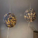 Светильник вязаный из шерсти Wool Oval варинант исполнения - 2 | Loft Concept в Новосибирске