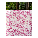 Кашпо из белого фарфора с розовым цветочным орнаментом Eden Garden варинант исполнения - 4 | Loft Concept в Новосибирске