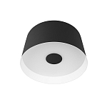 Потолочный светильник с цилиндрическим черным металлическим абажуром 20 Urban Dome варинант исполнения - 1 | Loft Concept в Новосибирске