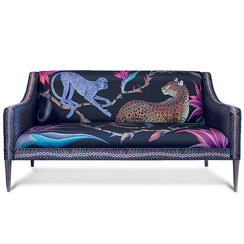 Диван ZAMBEZI Sofa Лиловый цвет Мульти Диван ZAMBEZI Sofa Лиловый цвет Мульти в Новосибирске | Loft Concept