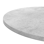 Стол обеденный с круглой светло-серой столешницей Harris Collection варинант исполнения - 5 | Loft Concept в Новосибирске