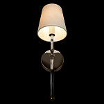 Бра с белым тканевым плафоном в форме конуса и металлическим основанием Nicoleta варинант исполнения - 5 | Loft Concept в Новосибирске