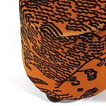 Пуф Wakonda Terracotta Tiger Mountain с Круглыми ножками  варинант исполнения - 1 | Loft Concept в Новосибирске