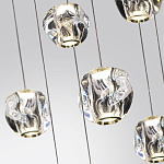 Люстра каскадня с 27-ю прозрачными шарообразными подвесами Bubbles Bocci варинант исполнения - 3 | Loft Concept в Новосибирске