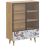 Витрина с изображением на дверцах Elise Cupboard варинант исполнения - 6 | Loft Concept в Новосибирске