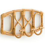 Настенная вешалка из ротанга Willa Wall Hanger S варинант исполнения - 1 | Loft Concept в Новосибирске