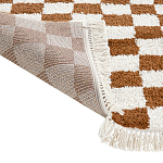 Ковер с шахматным принтом Chess Layout с эффектом шерсти варинант исполнения - 5 | Loft Concept в Новосибирске