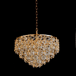 Люстра каскадная с подвесками в форме колец Galaxy of Light варинант исполнения - 4 | Loft Concept в Новосибирске