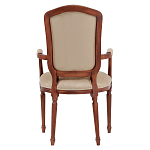 Стул с подлокотниками из натурального бука бежевый Solid Luxury варинант исполнения - 3 | Loft Concept в Новосибирске