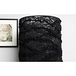 Напольная лампа черная с текстильными элементами "ЯРВИ" варинант исполнения - 3 | Loft Concept в Новосибирске