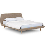 Кровать с мягким изголовьем Palmer Bed варинант исполнения - 16 | Loft Concept в Новосибирске