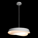 Подвесной светильник круглый белого цвета из металла Vita Cuna варинант исполнения - 2 | Loft Concept в Новосибирске