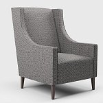 Мебельная ткань Шенилл серый цвет 142 см T4-46 варинант исполнения - 4 | Loft Concept в Новосибирске