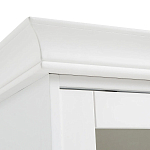 Витрина с раздвижными дверцами Wells Glass Showcase White варинант исполнения - 5 | Loft Concept в Новосибирске