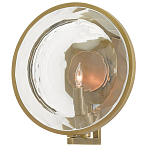 Бра круглое с прозрачным рельефным плафоном Crystal Prism варинант исполнения - 2 | Loft Concept в Новосибирске