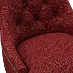 Мебельная ткань Шенилл бордовый цвет 138 см T4-23 варинант исполнения - 6 | Loft Concept в Новосибирске