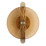 Бра с круглым стеклянным плафоном Gingham варинант исполнения - 2 | Loft Concept в Новосибирске