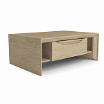 Стол журнальный с ящиками и открытыми полками Flowchart варинант исполнения - 2 | Loft Concept в Новосибирске