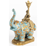 Фарфоровый подсвечник Слон с эмоцией Fluens варинант исполнения - 3 | Loft Concept в Новосибирске