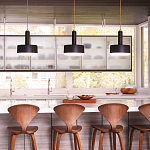 Подвесной светильник цилиндрический с белым плафоном Hinkley варинант исполнения - 11 | Loft Concept в Новосибирске