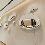 Абстрактная скульптура на стену в виде капли воды Water Outline варинант исполнения - 5 | Loft Concept в Новосибирске