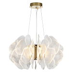 Люстра с декором в виде крупных рельефных лепестков 80 см Ethereal Bloom варинант исполнения - 4 | Loft Concept в Новосибирске