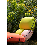 Дизайнерское разноцветное кресло на металлическом каркасе с подставкой для ног Poltronova Plasma Armchair варинант исполнения - 8 | Loft Concept в Новосибирске