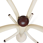 Вешалка напольная бежевая с 4-мя металлическими крючками Noble Branches варинант исполнения - 4 | Loft Concept в Новосибирске