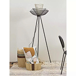 Торшер с трехъярусным плафоном из металлической сетки Metal Mesh Floor Lamp варинант исполнения - 3 | Loft Concept в Новосибирске