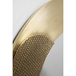 Зеркало золотое со вставками в виде геометрических фигур варинант исполнения - 3 | Loft Concept в Новосибирске