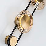 Бра со стеклянными плафонами в форме дисков Savio Brown Glass Disc Light варинант исполнения - 2 | Loft Concept в Новосибирске