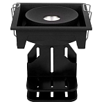 Встраиваемый спот светодиодный черного цвета квадратной формы из металла Pure Square варинант исполнения - 4 | Loft Concept в Новосибирске