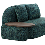 Двухместный модульный диван Orus со столиком  варинант исполнения - 4 | Loft Concept в Новосибирске