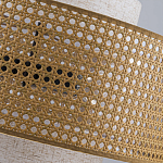 Подвесной светильник с декоративным поясом из плетеного бамбука Biuloggicu варинант исполнения - 9 | Loft Concept в Новосибирске