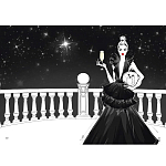 Megan Hess. Te Lttle Blk Dess варинант исполнения - 3 | Loft Concept в Новосибирске